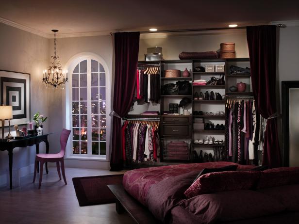 Open Closet Curtain Open Closet Curtain