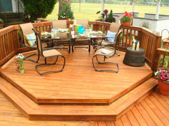 Deck Pressure Treated Wood Octogon Deck Pressure Treated Wood Octogon
