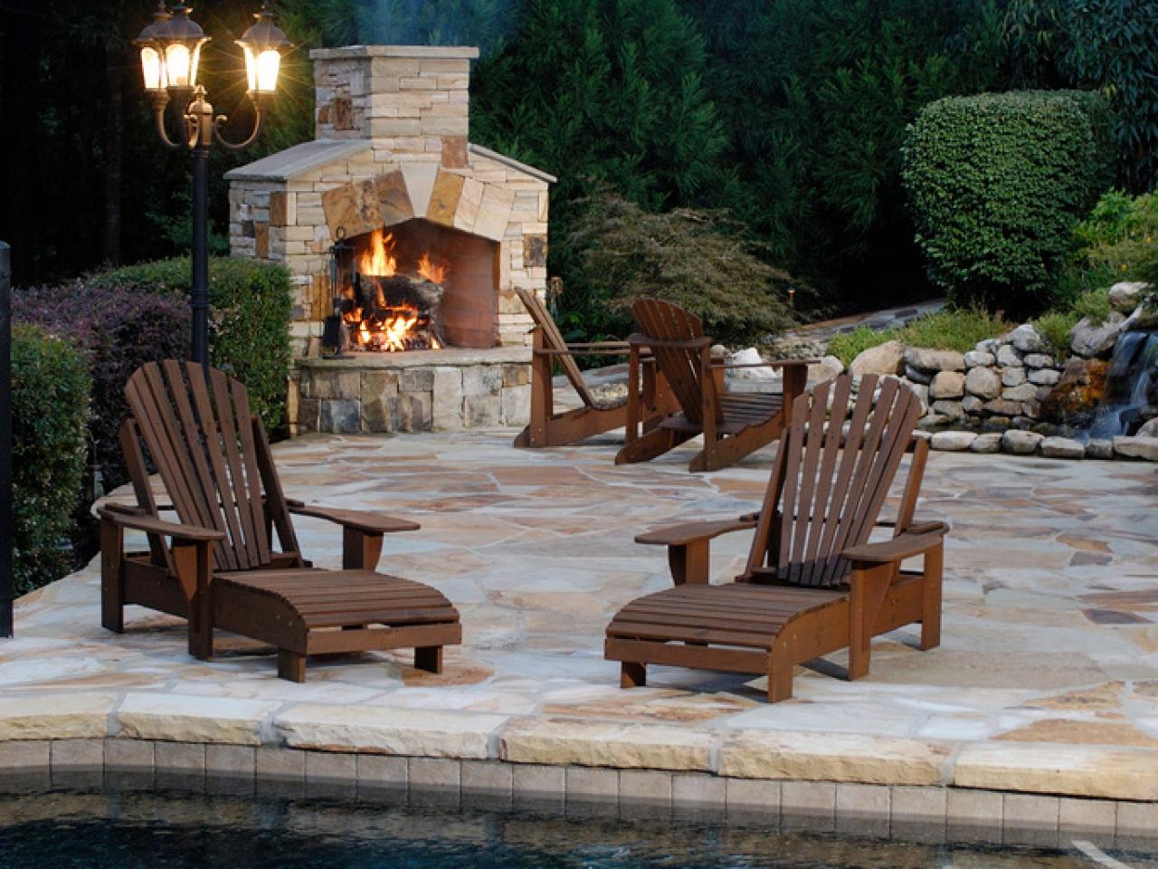 Outdoor Wood Burning Fireplace HGTV