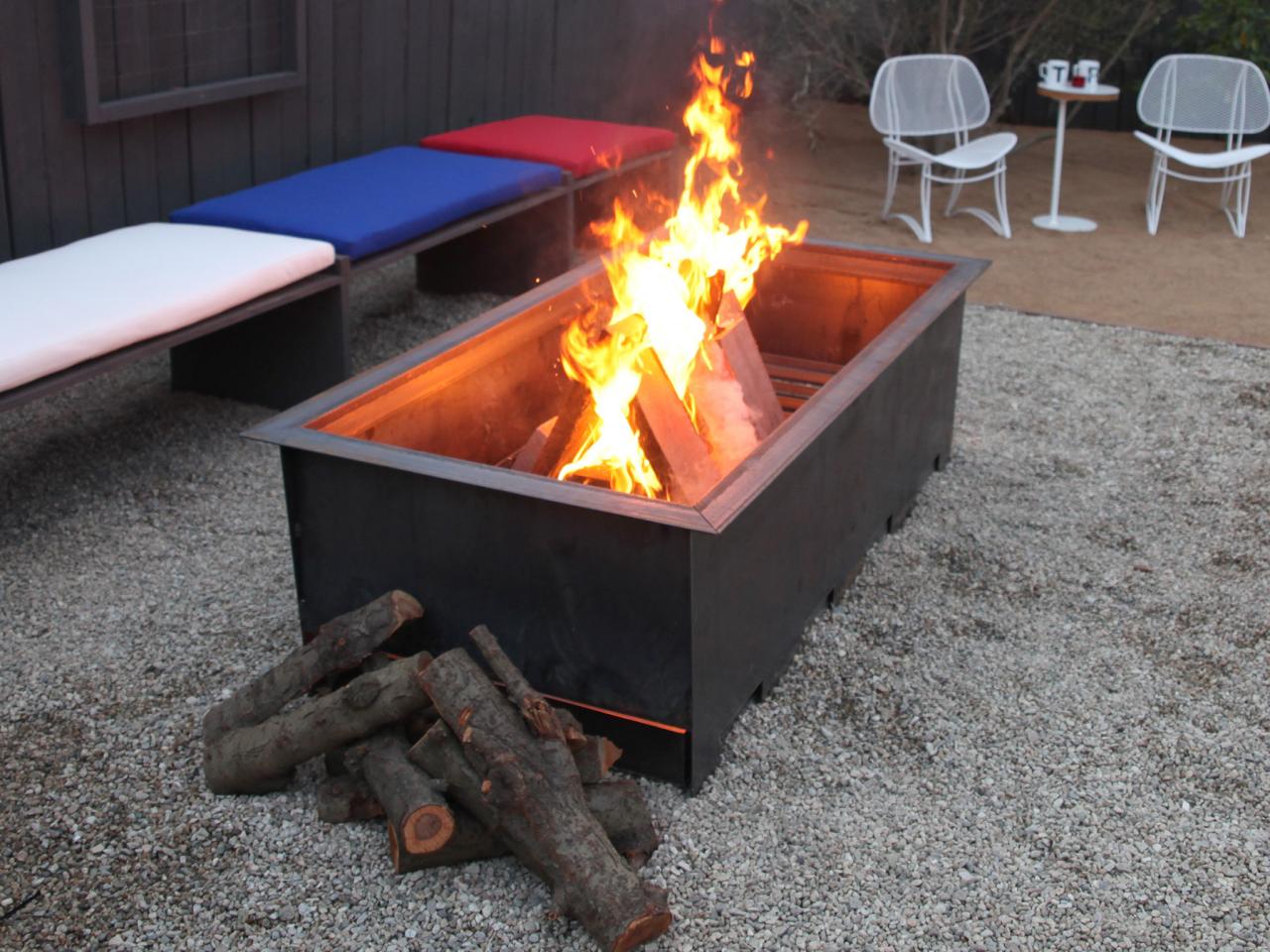 Wood Burning Fire Pit Ideas | Outdoor Design - Landscaping Ideas 