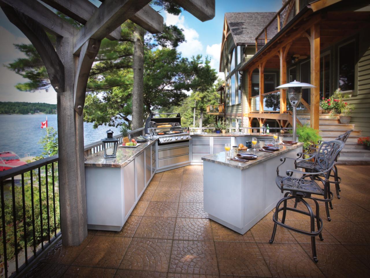 Optimizing an Outdoor Kitchen Layout  HGTV