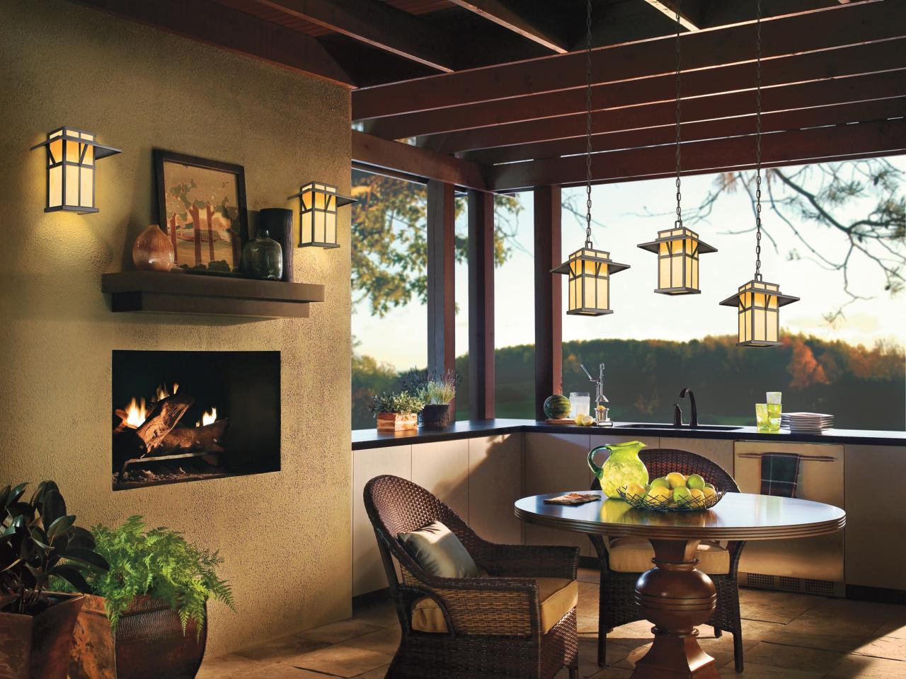 Outdoor Living Spaces Ideas For Outdoor Rooms Hgtv for outdoor living room lighting pertaining to Your home