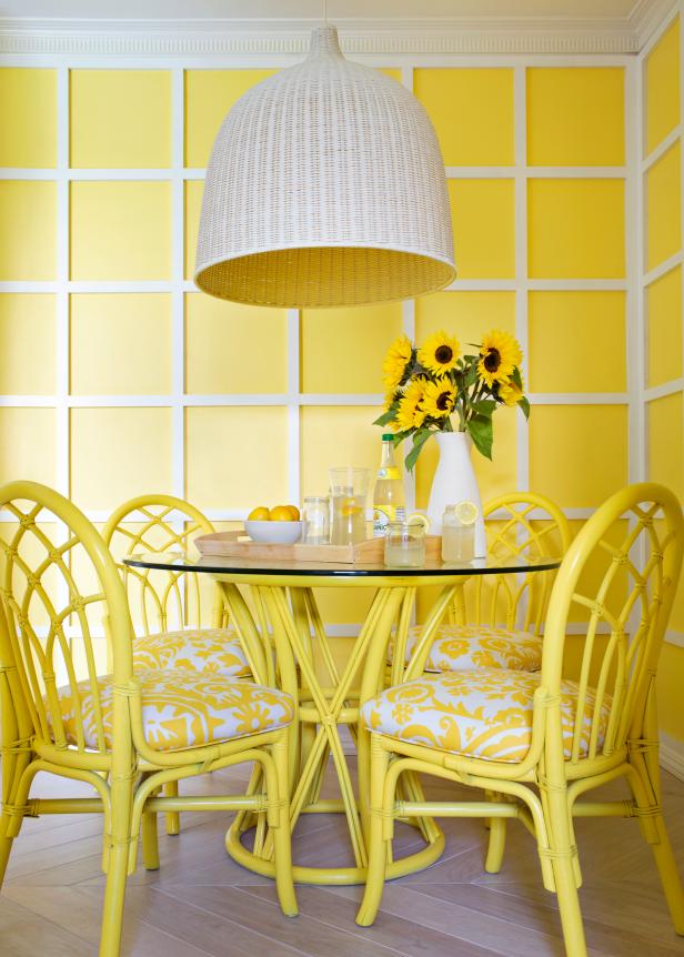 Bright Yellow Dining Room Bright Yellow Dining Room