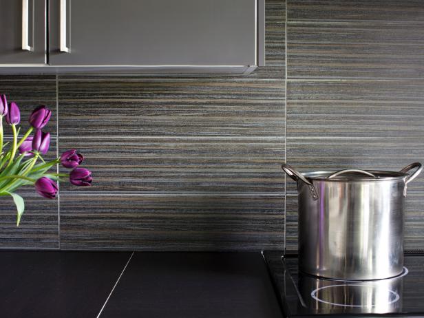 Brown-and-Gray Backsplash Brown-and-Gray Backsplash