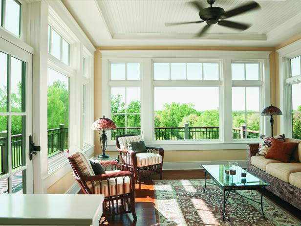 Yellow Sunroom With Indoor Outdoor Furniture Yellow Sunroom With Indoor Outdoor Furniture