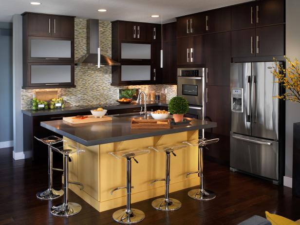 Dark wood kitchen Dark wood kitchen