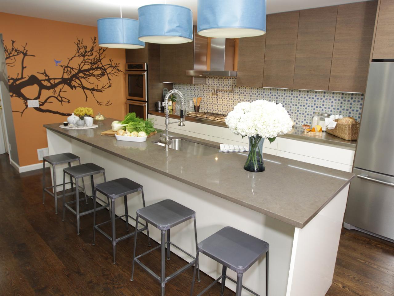 kitchen island bar with sink