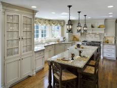 White, French Country Styled Kitchen