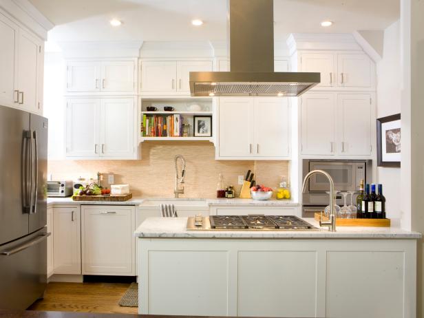 white kitchen cabinets: pictures, options, tips & ideas | hgtv