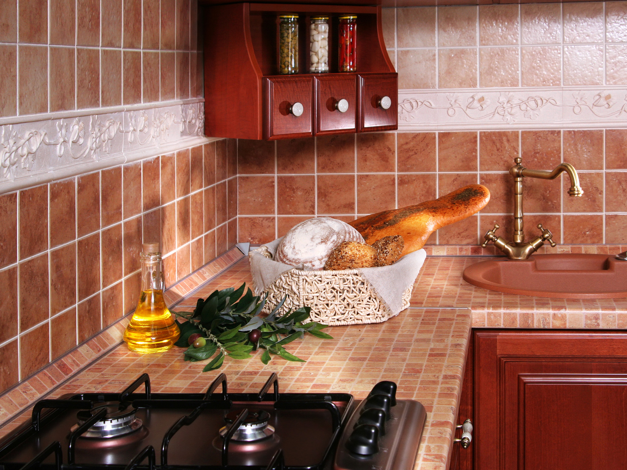 tiles kitchen countertops