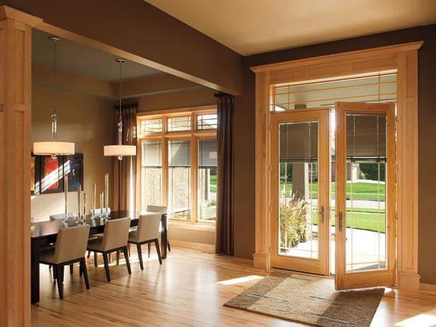 Craftsman Style Foyer With French Doors Craftsman Style Entryway With French Doors