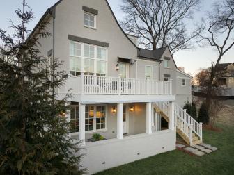 Covered porch at the HGTV Smart Home 2014 located in Nashville, TN