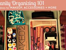 Never rummage for a bobby pin again with these easy and inexpensive vanity organization ideas.