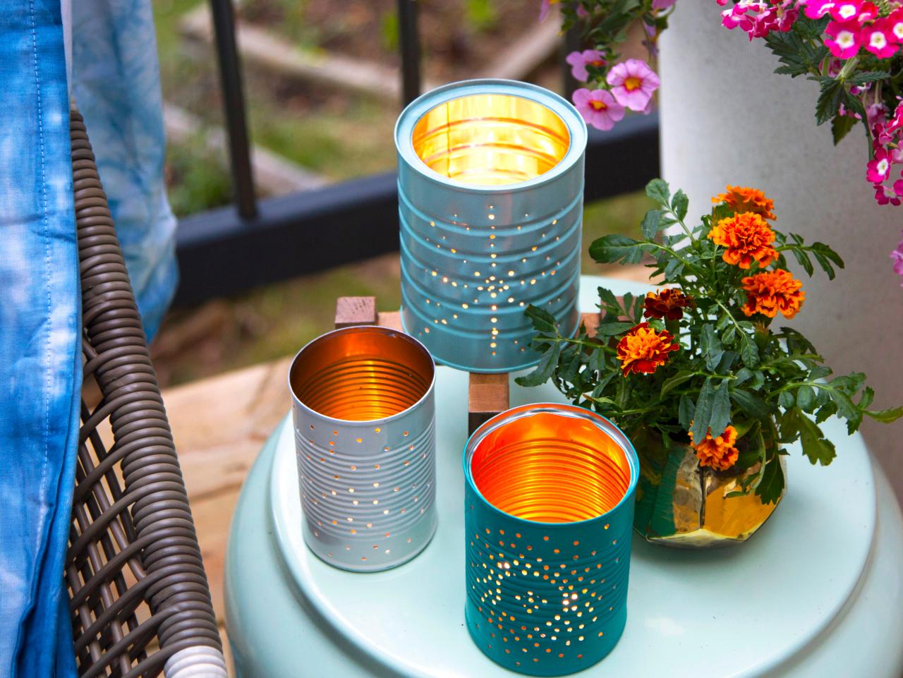 How To Make Tin Can Lanterns HGTV