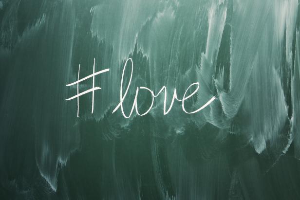 Love hashtag symbol Love hashtag symbol