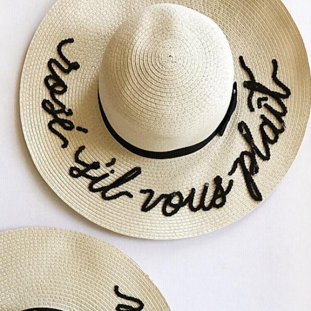 Etsy Sun Hat: Rose S'il Vous Plait Etsy Sun Hat: Rose S'il Vous Plait