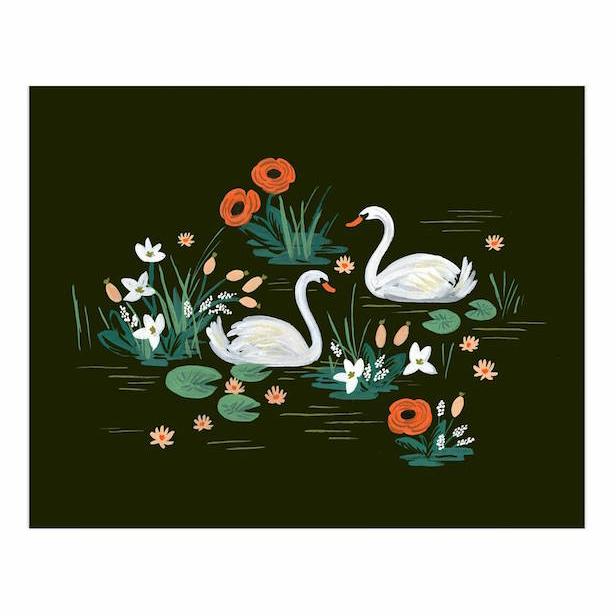 Swan Print Swan Print