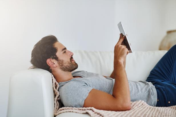 Man on Couch Man on Couch