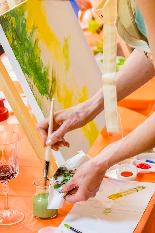 Painting with Wine Painting with Wine