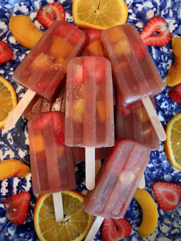 Sangria Ice Pops Sangria Ice Pops