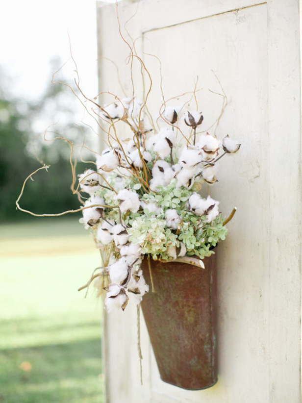 Cotton Stem Arrangement