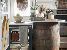 19 Kitchen Islands Made From Unusual Materials