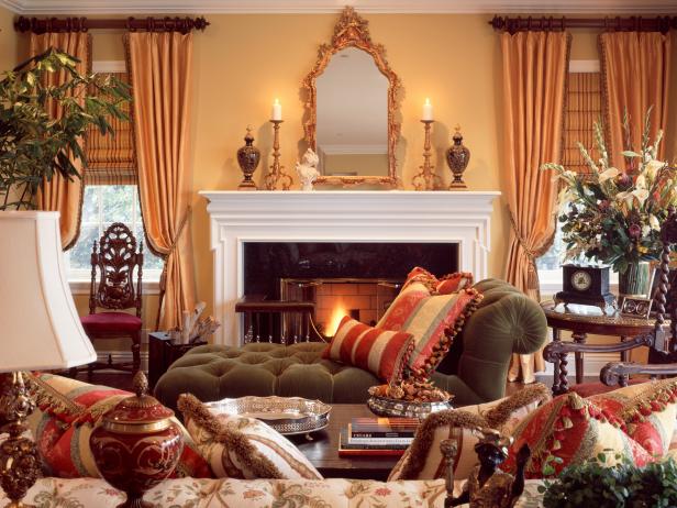 multiple fabrics create traditional living room multiple fabrics create traditional living room