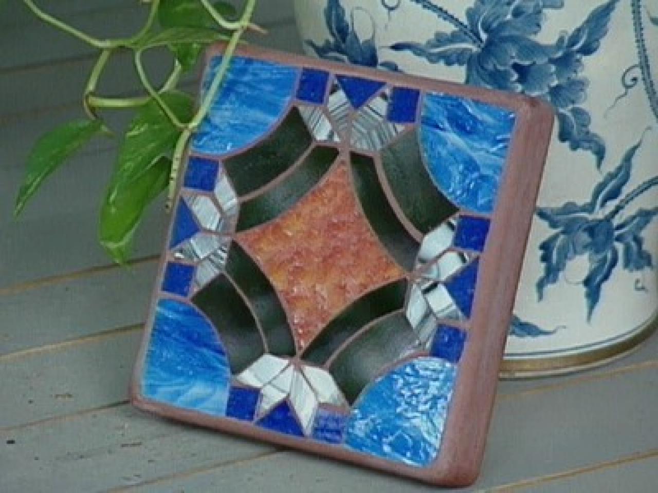 Glass Mosaic Tile Art – How to Make a Permanent Signature on Glass