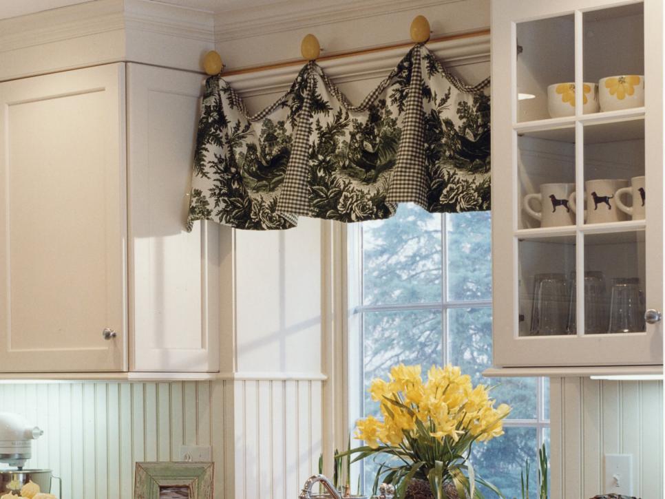 adding color and pattern with window valances | hgtv