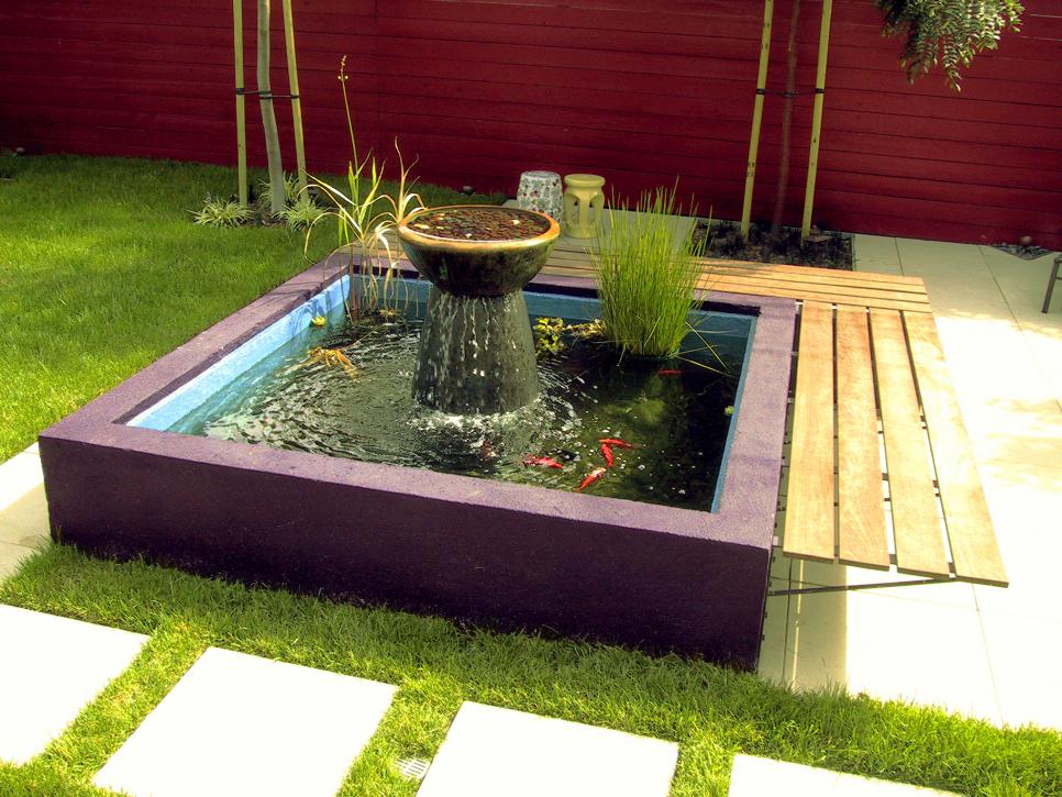 10 refreshing container water features hgtv