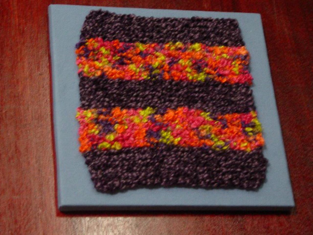 Knit a Mixed Yarn Poncho | HGTV