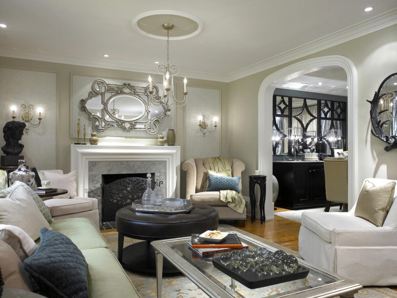 Traditional, European Style Living Room | HGTV