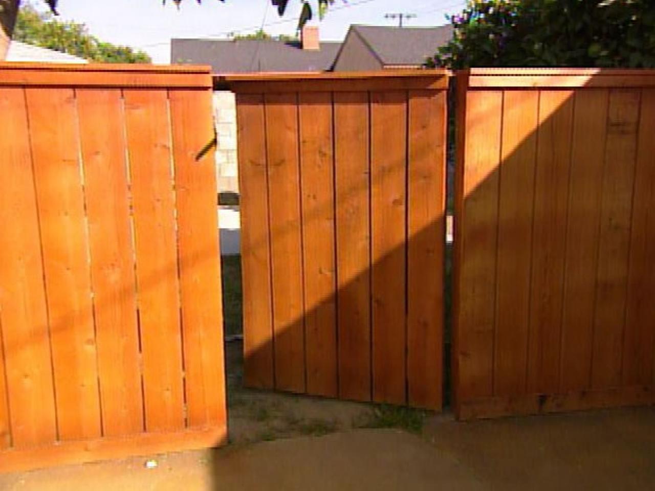 How to Building a Wooden Gate HGTV