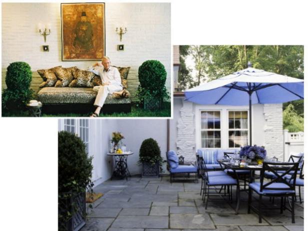French Blue Patio Furniture