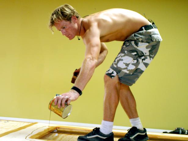 <i>HGTV Design Star</i> Contestant Todd David Paints <i>HGTV Design Star</i> Contestant Todd David Paints