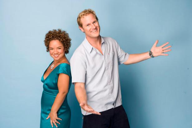 Kim Myles and Todd Davis Fun Pose