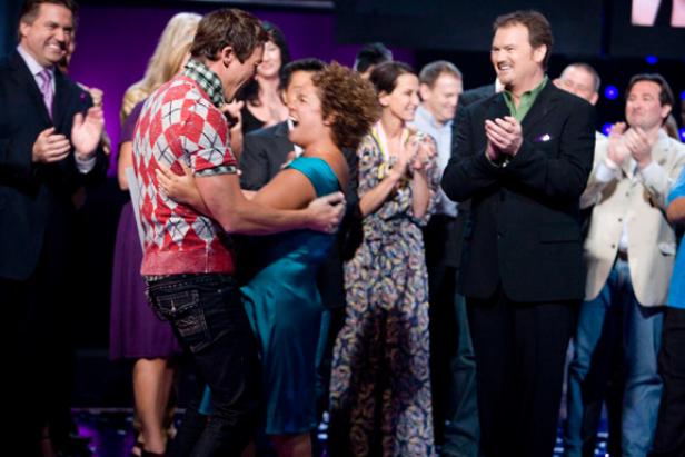 Kim Myles and David Bromstad