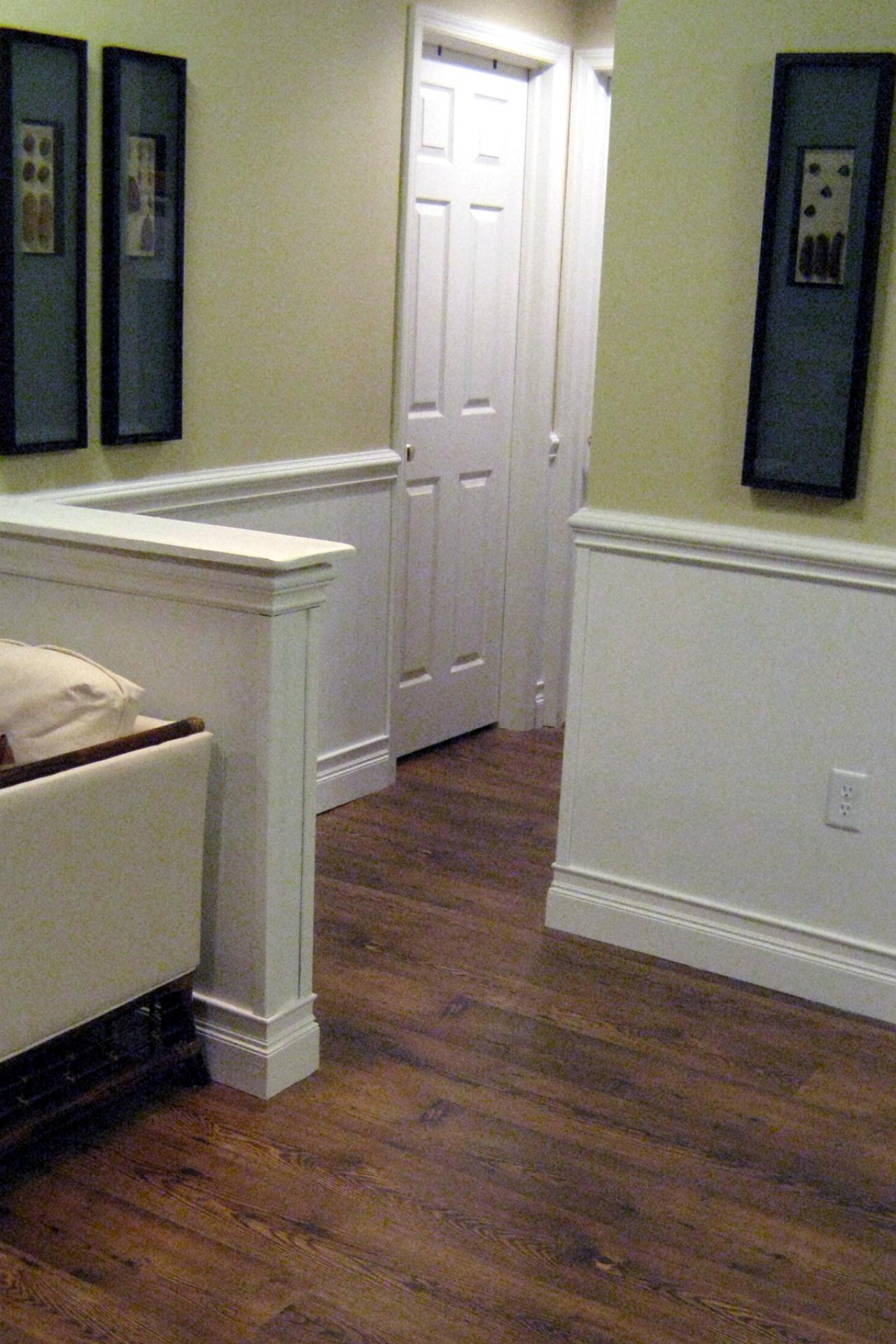 Installing Wainscoting Baseboards and Chair Rail