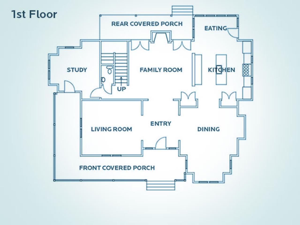 Floor Plan for HGTV Dream Home 2009 | HGTV Dream Home 2009 | HGTV