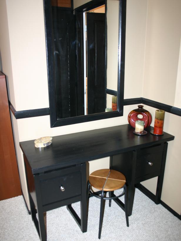 Repurpose Old Bedroom Nighstands Into A Charming Vanity Repurpose Old Bedroom Nighstands Into A Charming Vanity