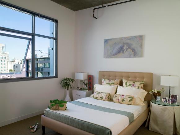 Neutral Transitional Loft Bedroom Neutral Transitional Loft Bedroom