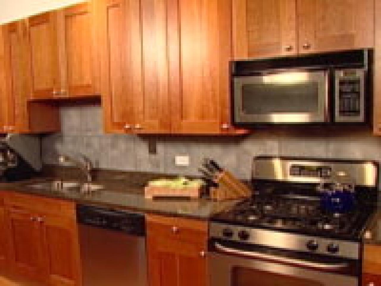 An Easy Backsplash Made With Vinyl Tile HGTV