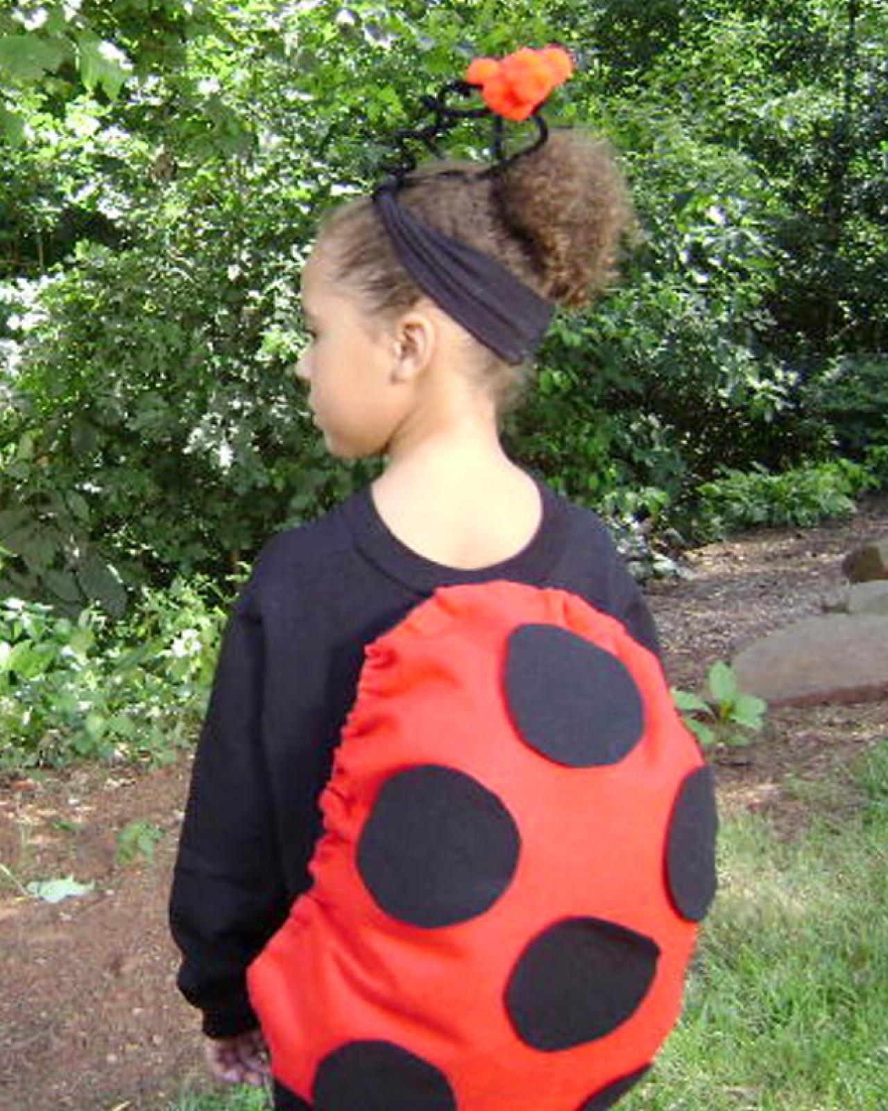 NoSew Lucky Ladybug Costume HGTV