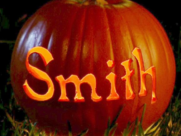 Smith Name on Pumpkin