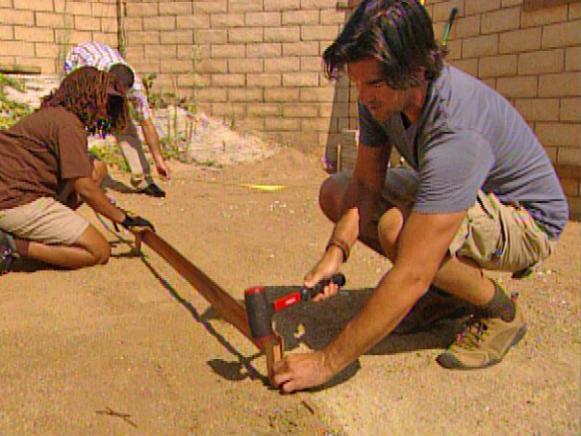 Build Patio Ledger Frame Before Laying Pavers