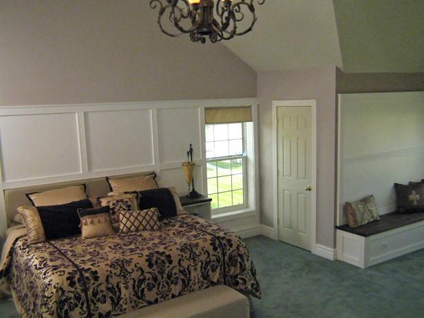 Wall Paneling with Fluted Molding HGTV