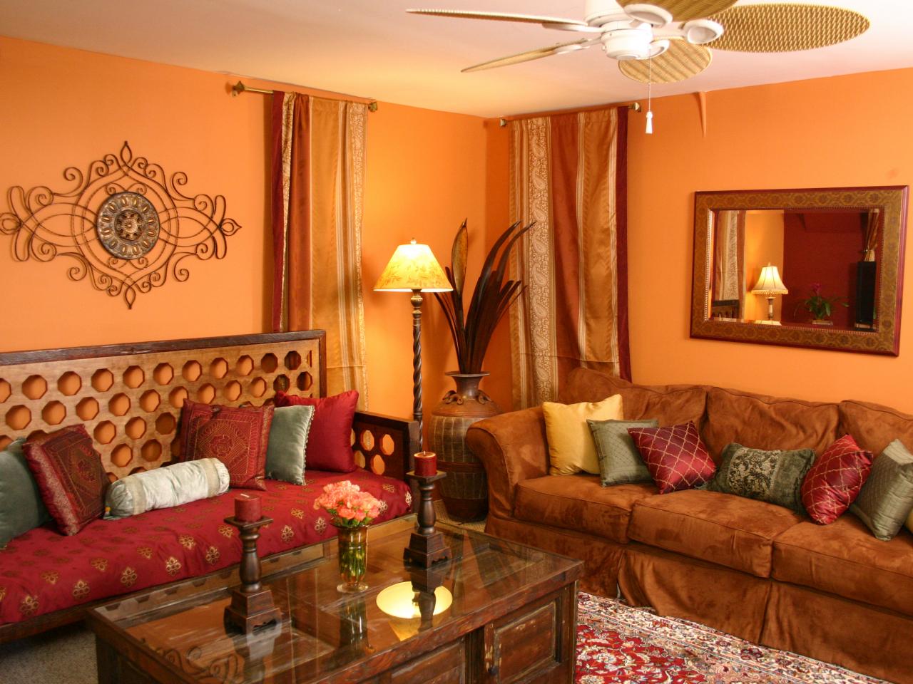 indian inspired living room