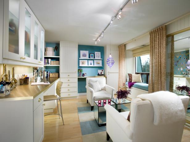 Closet turned craft room Closet turned craft room