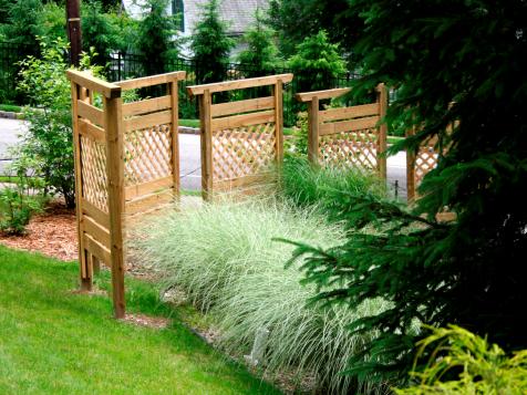 Build a Privacy Wall With Fence Panels