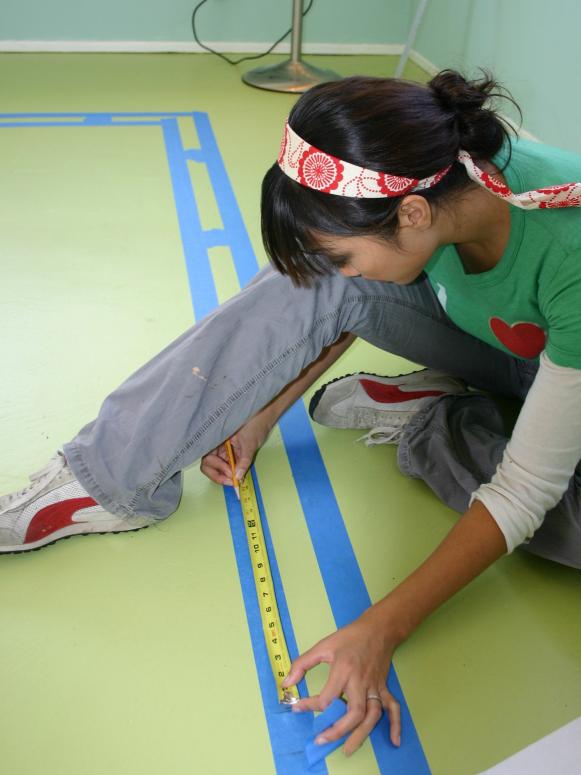 Create a Large Scale Pattern for a Faux Painted Rug Create a Large Scale Pattern for a Faux Painted Rug
